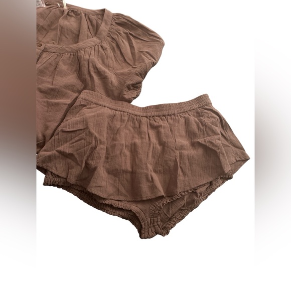 Free People Brown Top and Skort Set - Picture 7 of 16